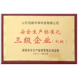 安全生产标准化三级企业（机械）