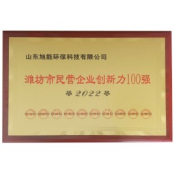 潍坊市民营企业创新力100强
